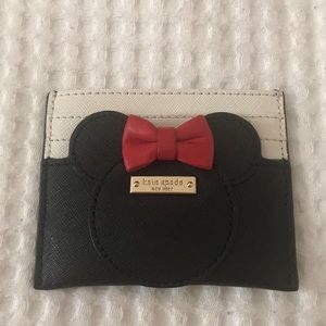 Kate Spade + Disney Minnie Mouse card holder